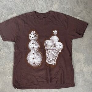 CACTUS JACK VERZUZ TM 1017 Young Jeezy Gucci Mane Tee Snowman Ice Cream large